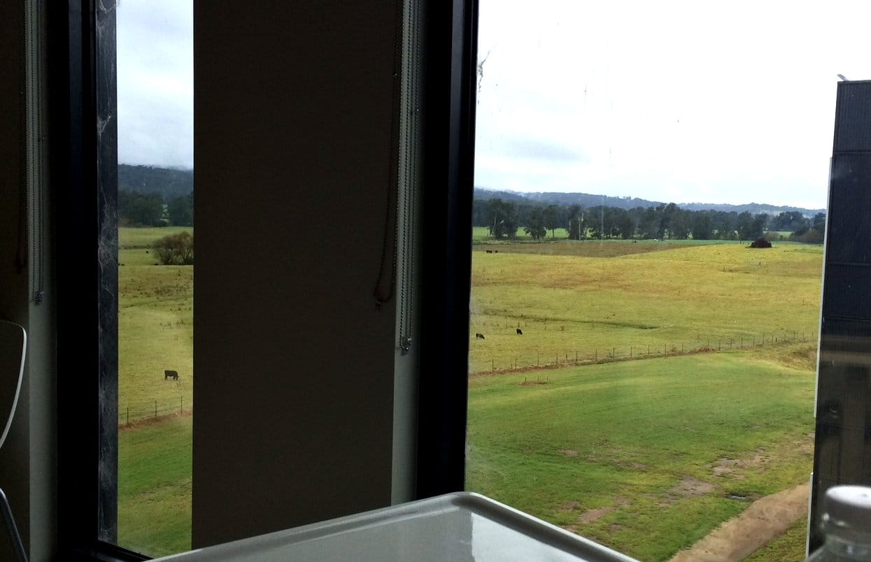 View from my bed on Medical Ward, South East Regional Hospital