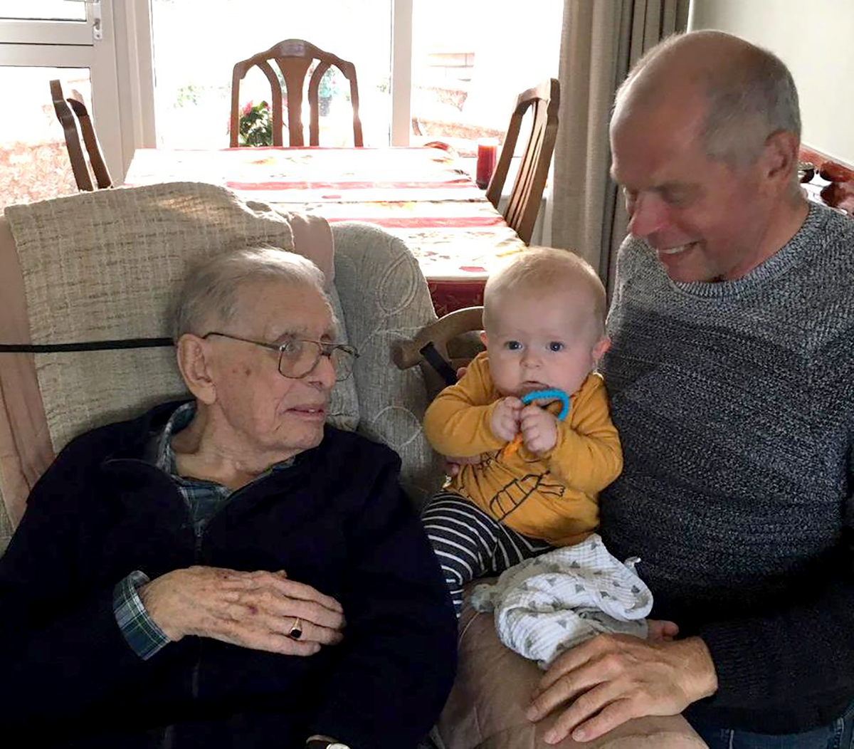 Lynn Lawson Meeting the new Great-grandson – The Triangle Community ...