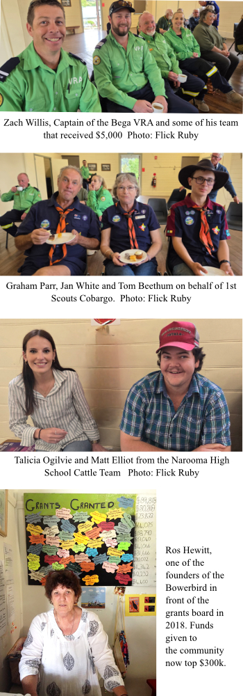 Four images of awards recipients.