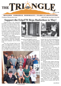 Cover of May 2026 Triangle featuring Edge FM Bega Radiothon