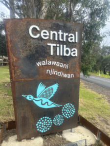 Central Tilba sign