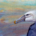 Painting of an albatross seen in profile.