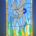 Stained glass depiction of a bird