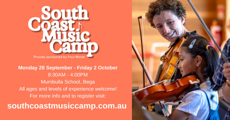 Poster for South Coast Music Camp