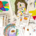 Children's colourful artworks