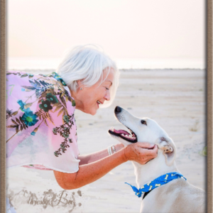 Woman and her dog