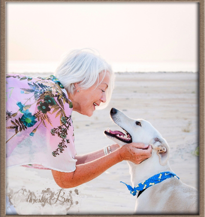 Woman and her dog